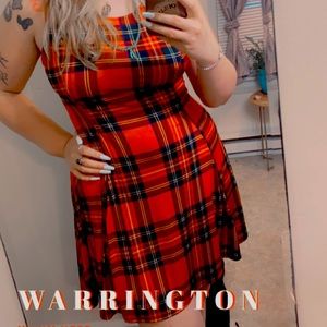 Plaid dress extra large